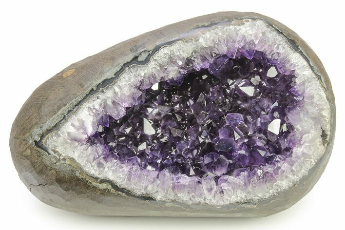 Dark Purple Amethyst Geode - Uruguay #275657